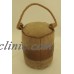 Leather & Canvas Doorstop - Rope Handle - Weighted   332322777786